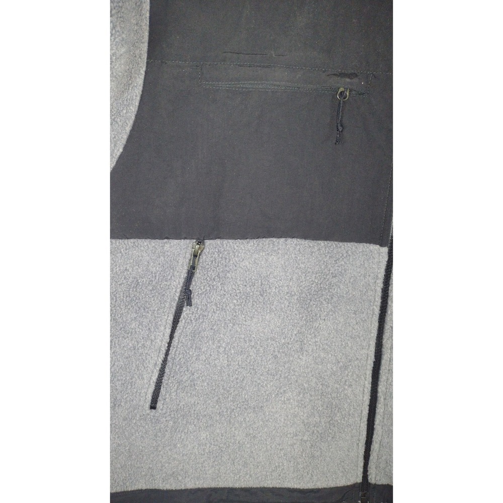 The North Face Denali A193 Black & Gray Fleece Jacket Men's Size LG - Picture 3 of 12